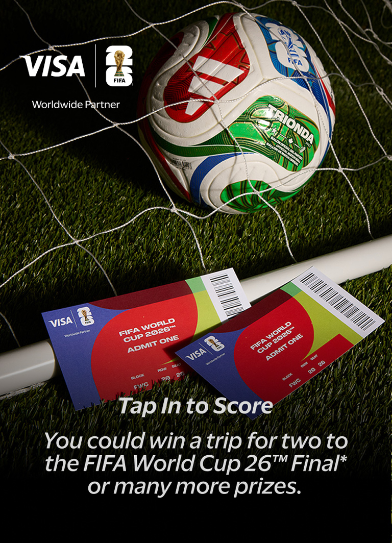 Visa FIFA World Cup 2026 Tap In to Score Sweepstakes